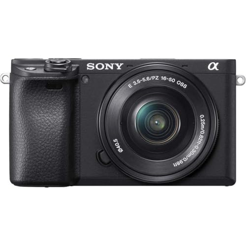 Sony Alpha 6400 | APS-C Spiegellose Kamera mit 16-50mm f/3.5-5.6 Power-Zoom-Objektiv (Schneller 0,02s Autofokus, neigbares Display für Vlogging) - Kit inkl. Objektiv SEL1650 - Single