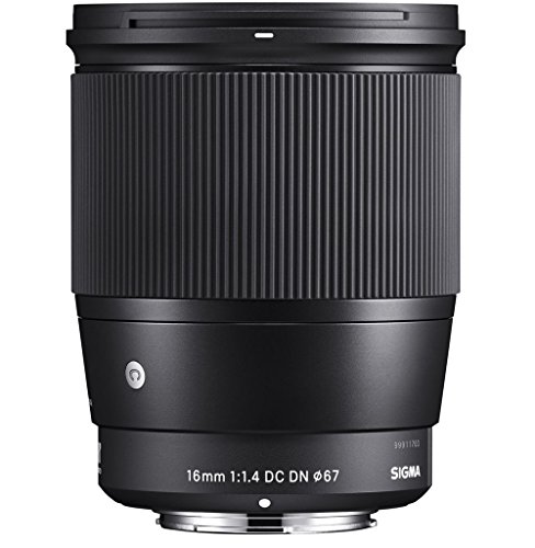 Sigma 16mm F1,4 DC DN Contemporary Objektiv für Sony-E Objektivbajonett - Für Sony-E-Objektivbajonett