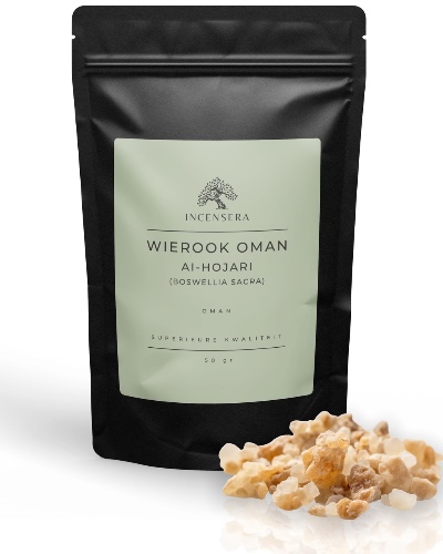 Wierook Oman 50g - Wierook uit Oman & boomhars om te roken Wierook om te roken & negatieve energie uit te roken Hoge kwaliteit wierook, hars & wierook Perfect voor het schoonmaken van het huis - 50