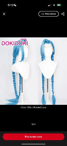 Jinx wig (for Jinx Artbook concept)