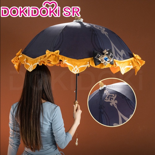 DokiDoki-SR Game Genshin Impact Cosplay Navia Umbrella Prop Fontaine | One Size-Order Processing Time Refer to Description Page