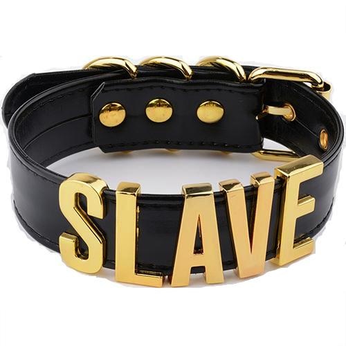 Slave Choker - Black Gold