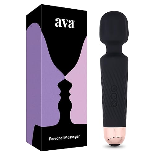 Ava V1brator Wand [S3x Toys] Cl*t Stimulator - Standard - Black