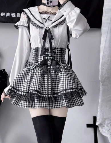 blouse and skirt set