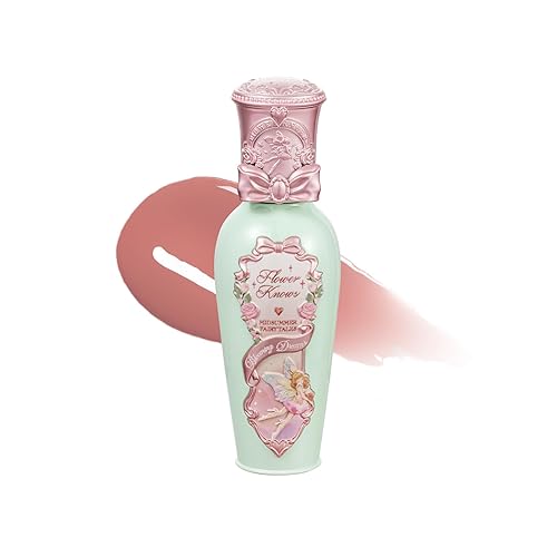 Flower Knows Midsummer Fairytales Lip Gloss-Glowy Moisturizing Coating Lip Lacquer-Hydrating Tinted Lip Oil for Girls&Women-Vegan & Cruelty Free-0.17Fl Oz(G07 Lullaby) - G07 Lullaby - 0.17 Fl Oz (Pack of 1)