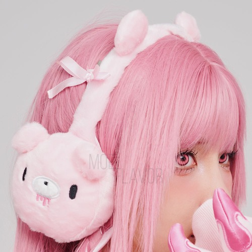 Fluffy Earmuffs [MF x Gloomy Bear] - Pink