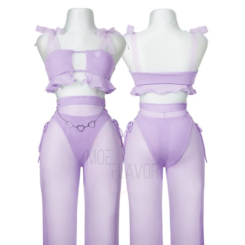 Angel Blush Outfit - Purple / Top / S/M