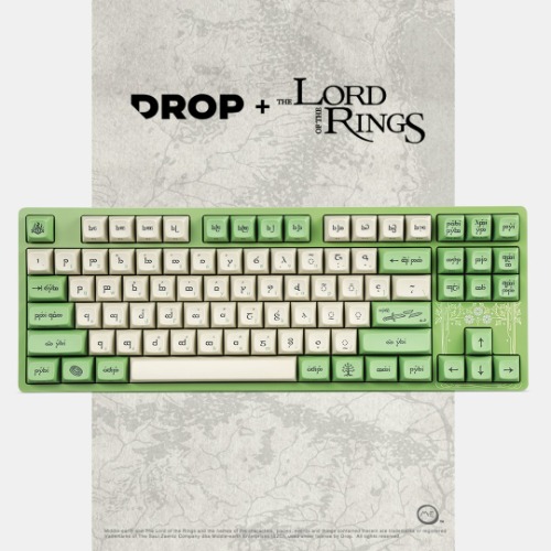 Drop + The Lord of the Rings™ Elven Keyboard