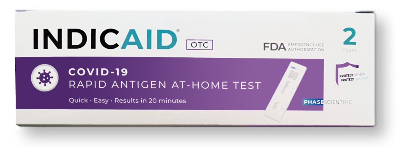 10 x INDICAID (R) COVID-19 Antigen Rapid Test, 2 Tests per Pack