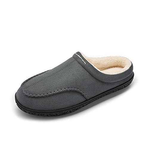 Men's Fuzzy Slip-on Slippers