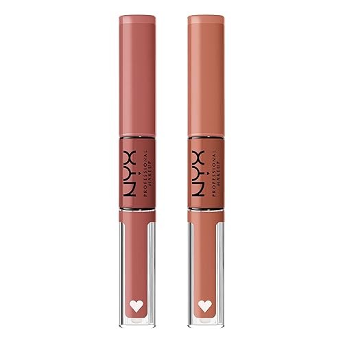 NYX PROFESSIONAL MAKEUP Shine Loud, Long-Lasting Liquid Lipstick with Clear Lip Gloss - Pack of 2 (Magic Maker, Goal Crusher) - Pack Of 2 (Magic Maker & Goal Crusher) - 2 Count (Pack of 1)