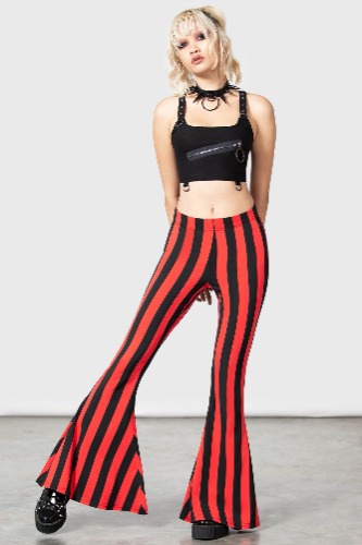 Olley Flares | S / Red / 94% Cotton 6% Elastane