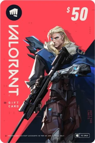 VALORANT $50 Gift Card - PC [Online Game Code]