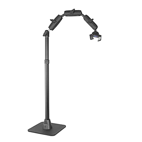 ARKON Mounts - Overhead Phone Mount - Versatile Solution for Artists, and Nail Art - Sturdy and Stable Design with 360-Degree Adjustability - Ideal for Video Recording, Vlogging, Cooking, and Drawing - Phone Stand