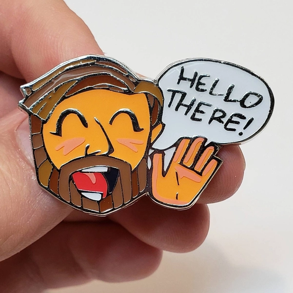 Hello there! Obi Wan meme pin