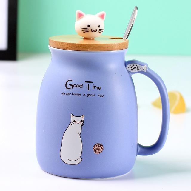 Multi Purpose Kitten Mug - Purple