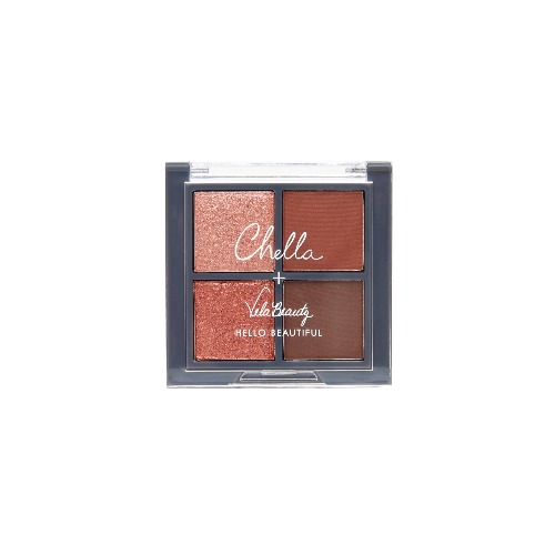mini chella + velabeauty blushing rose eyeshadow palette