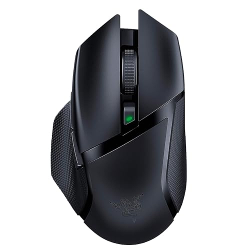 Razer Basilisk X HyperSpeed Wireless Gaming Mouse: Bluetooth & Wireless Compatible, 16K DPI Optical Sensor, 6 Programmable Buttons, 450 Hr Battery, Classic Black - Mouse