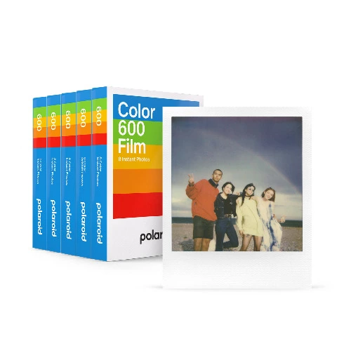 Color 600 Film - For Vintage Polaroid Cameras Five Packs | Polaroid US