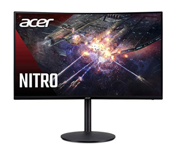 Acer Nitro XZ320Q Xbmiiphx 31.5"" 1500R Curved Full HD (1920 x 1080) VA Zero-Frame Gaming Monitor with Adaptive-Sync Technology, 240Hz Refresh Rate, 1ms VRB, (Display Port & 2 x HDMI Ports), Black - FHD 240Hz - 31.5-inch 240Hz