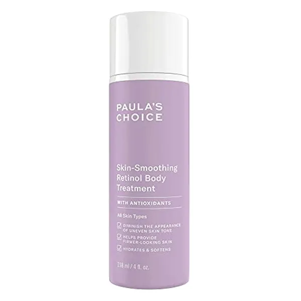 Paula's Choice Skin Smoothing Retinol Body Lotion - Nicht-Fettende Feuchtigkeitszufuhr - Anti Ageing - Pflegt Sehr Trockene Haut - mit Shea Butter - Alle Hauttypen - 118 ml