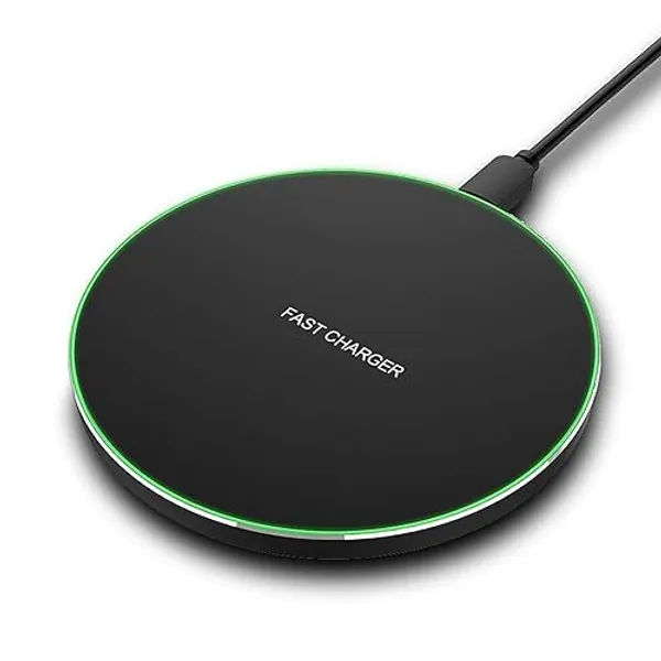 Fast Wireless Charger,20W Max Wireless Charging Pad Compatible with iPhone 16/16 Pro/15/14/13/12/SE/11/XS Max/XR,AirPods;FDGAO Wireless Charge Mat for Samsung Galaxy S24/S23/Note,Pixel/LG G8 - 20W-Black