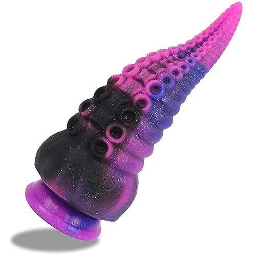 8.3 Inch Tentacle Realistic Monster Dildo, Big Thick Anal Dildo with Strong Suction Cup for Adult, Liquid Silicone Octopus Huge Butt Plug Trainer Prostate Massager Sex Toys for Women - Multi-color