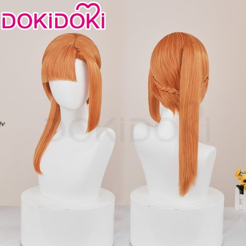 【Ready For Ship】DokiDoki Game Your Turn To Die Death Game By Majority Cosplay Chidouin Sara Wig Long Straight Orange Hair | Wig Only-Ready For Ship