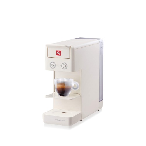 Illy Y3.3 Espresso and Coffee Machine, 12.20x3.9x10.40 (White) - White