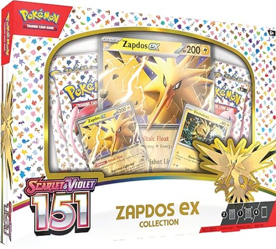 Pokemon TCG Zapdos Ex Box