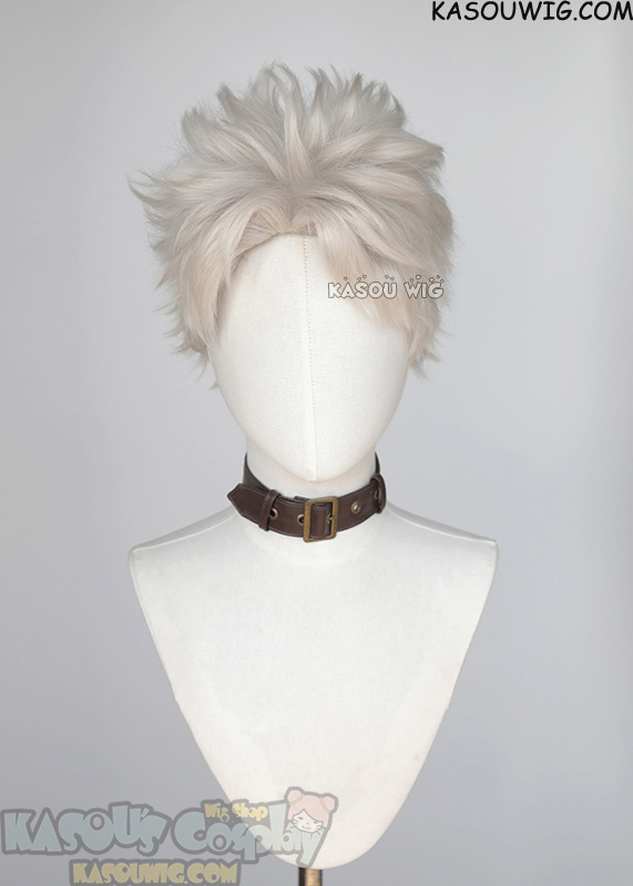 Jujutsu Kaisen Toge Inumaki warm white short spiky wig