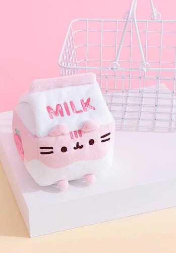 Pusheen Strawberry Milk | SIPS PLUSH