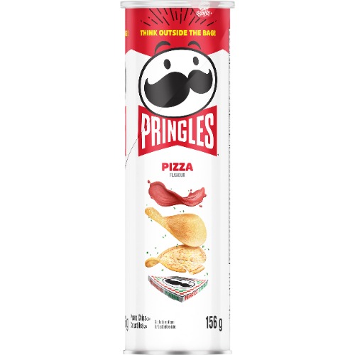 Pringles Pizza Chips, 156 Grams - Cheese Potato Chips Pizza 156 g (Pack of 1)