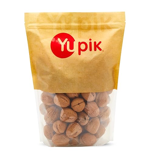Yupik California Walnuts In Shell, 1 kg, Kosher, Gluten-Free, Vegan, Raw Nuts in Shell, Whole & Natural, Unroasted, Unsalted, Source of Fiber, Healthy Snack Once Shelled