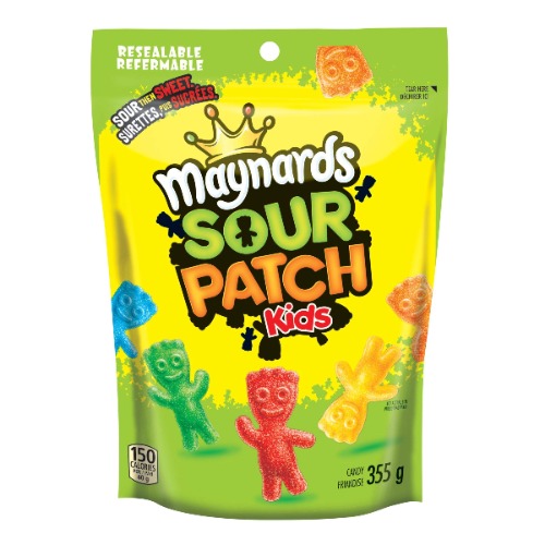 Maynards Sour Patch Kids Gummy Candy, Original, 355g Back to School Treats - Sour Patch Kids Original Candy