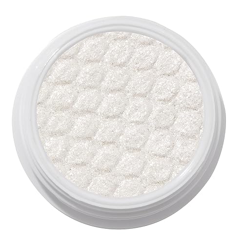 ColourPop Super Shock Shadow - High-Pigment, Crème-Powder Eye Makeup - Single Glitter Eyeshadow with Minimal Fallout and Unique Bouncy Texture - Metallic Icy White Eyeshadow - Tassel (0.07 oz) - Tassel - metallic icy white