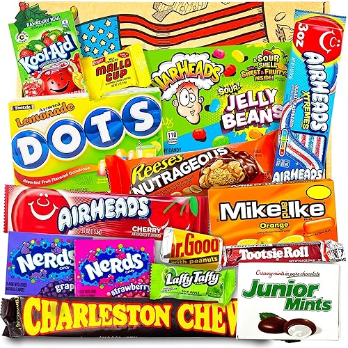 Heavenly Sweets | American Sweets Gift Box | Candy Sweet Box | USA Sweet Hamper Chocolate | Assorted Hamper for Children Adults Birthday Anniversary Valentines Day Mothers Day Easter Selection