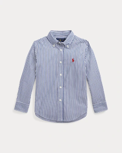 Striped Cotton Poplin Shirt