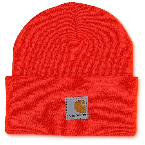 Carhartt Kids' Acrylic Knit Beanie Watch Hat - 2-5T - Brite Orange