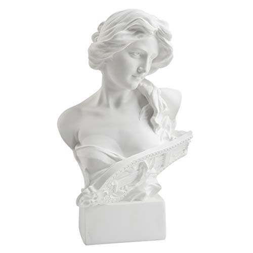 6" Greek Mythology Artemis Resin Bust Statue