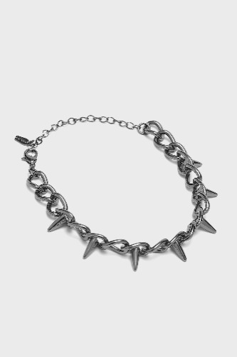 Sepulchral Choker - ONE SIZE / Gunmetal / 100% Alloy