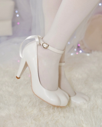 Kitty Heels WHITE