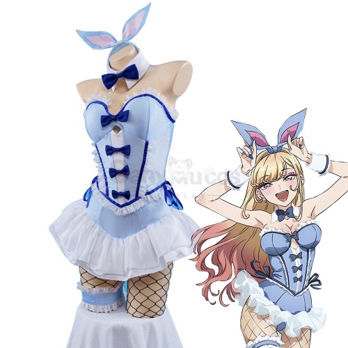 【In Stock】Anime My Dress-Up Darling Cosplay Bunny Gril Marin Kitagawa Cosplay Costume - S