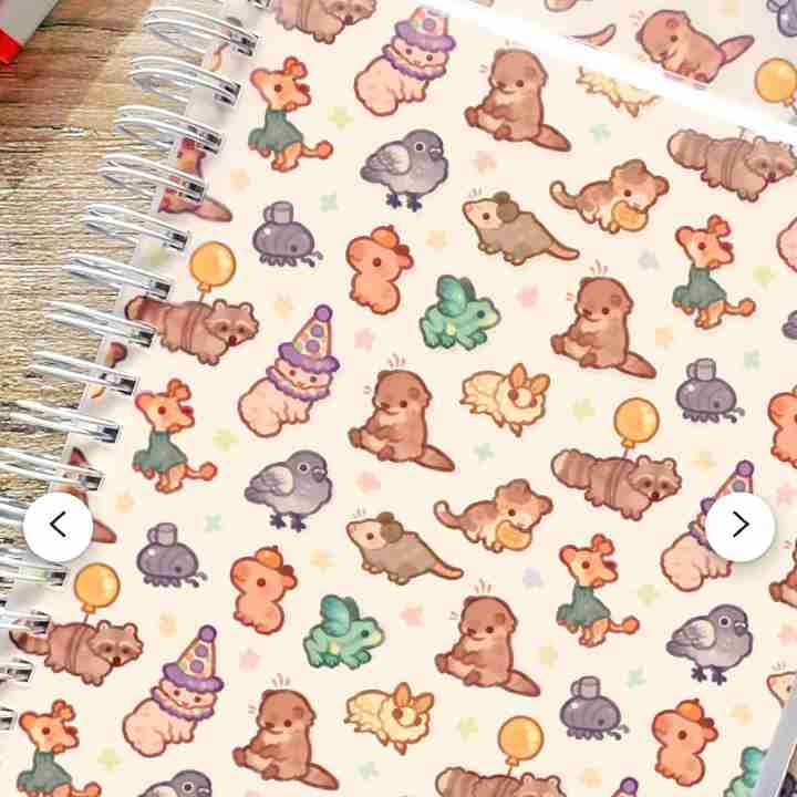 Animal Party Reusable Sticker Book / 5x7 Sticker Collecting book / Series 2