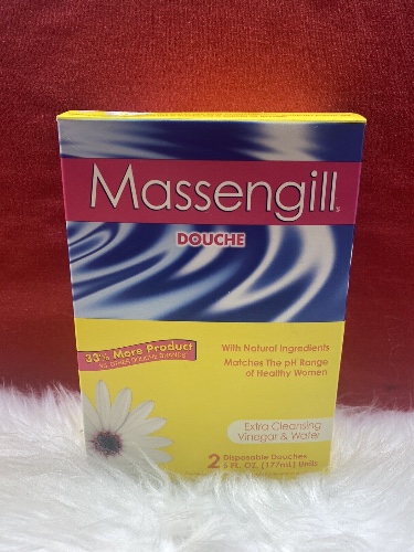 Massengill Douche ~ Extra Cleansing Vinegar &amp; Water ~ 2 - 6oz Dispo$able Douches