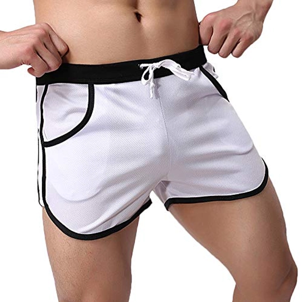 Rexcyril Men's Running Workout Bodybuilding Gym Shorts Athletic Sports Casual Short Pants