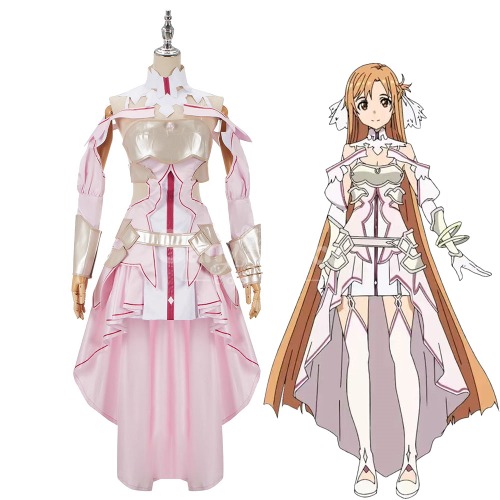 【Pre-Sale】Anime Sword Art Online Cosplay Alicization War of the Underworld Goddess Of Creation Stacia-Asuna Cosplay Costume - S
