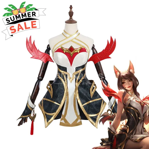 Game League of Legends Cosplay Ahri Cosplay Costume