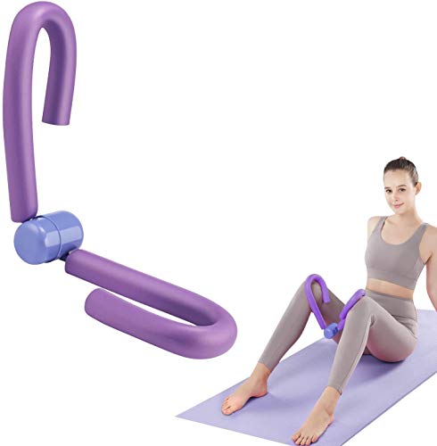 YANKUIRUI Oberschenkel Multifunktionaler Arm und Beintrainer Trimmer, Armtrainer Körperformer, Oberschenkeltrainer Kraft Lindern Gewichte Für Beine und Arme - Violett