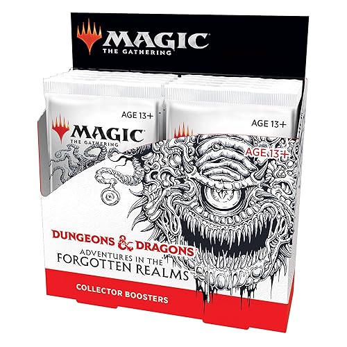 Magic: The Gathering Adventures in the Forgotten Realms Collector Booster Box | 12 Packs (180 Magic Cards) - Collector Booster Box